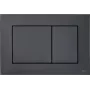 Placca di comando WC TECENOW nero opaco