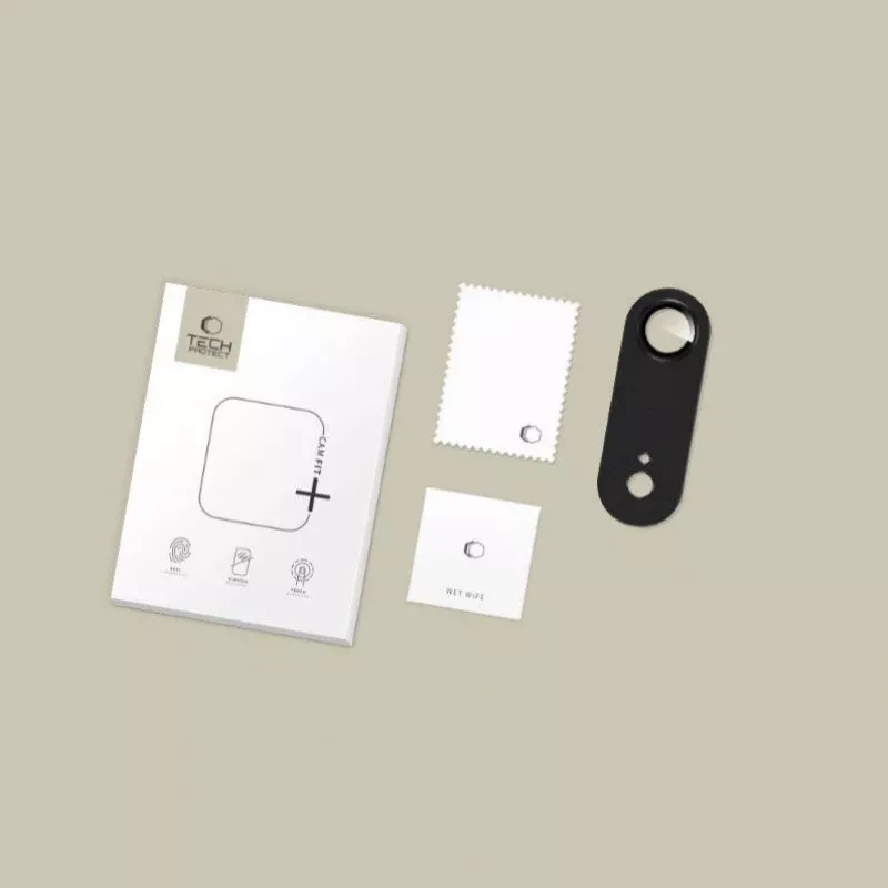 Tech-Protect CamFull Fit Protezione per obiettivo fotocamera per Apple iPhone Air, Nero