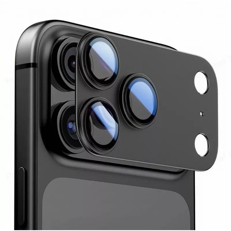 Tech-Protect CamFull Fit Protezione per obiettivo fotocamera per Apple iPhone 17 Pro Max, Nero