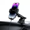 Tech-Protect CM15W-V1 supporto universale per auto con caricabatterie Qi 15W per cruscotto e bocchette - nero