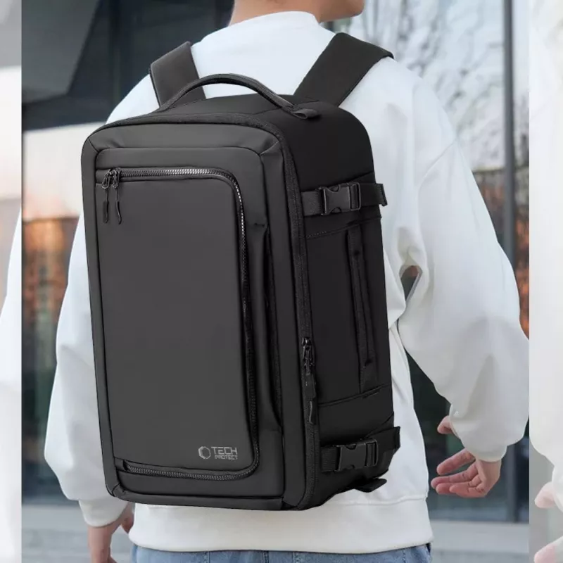 Tech-Protect Defender S50 Zaino per Ryanair e Wizzair, 20L laptop - nero