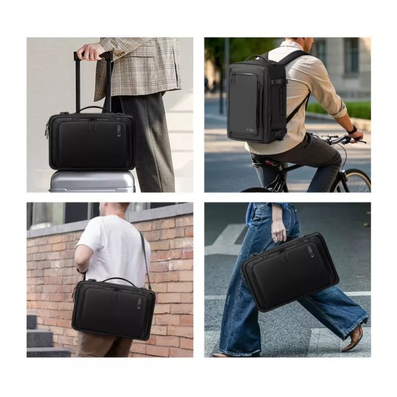 Tech-Protect Defender S50 Zaino per Ryanair e Wizzair, 20L laptop - nero
