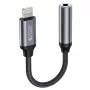 Tech-Protect adattatore da Lightning (connettore maschio) a jack 3,5 mm (connettore femmina) - bianco