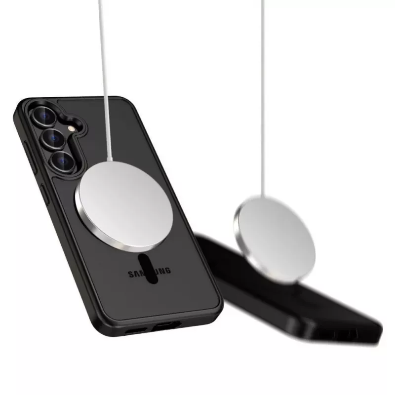 Tech-Protect custodia MagMat MagSafe per Nothing Phone 3 - nero e trasparente