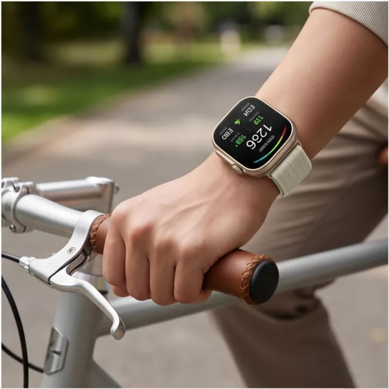 Tech-Protect cinturino in nylon per Huawei Watch Fit 3 / 4 / 4 Pro / 5 / 5 Pro - bianco