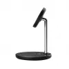 Caricabatterie a induzione Tech-Protect QI15W-A21 MagSafe 15W con supporto 2-in-1 per smartphone/auricolari - nero