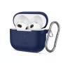 Tech-Protect Custodia in silicone con gancio per Apple AirPods 3 - blu