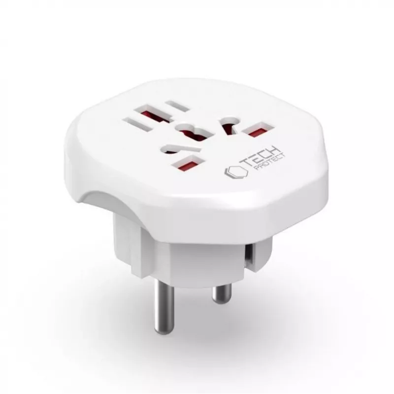 Tech-Protect adattatore universale da viaggio WL-09 da EU bianco