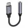 Tech-Protect Adattatore audio USB-C a mini jack 3,5 mm (connettore femmina) - Nero