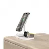 Tech-Protect A22 caricabatterie wireless magnetico MagSafe 3 in 1 QI15W, bianco