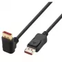 Techly Cavo DisplayPort 1.4 M/M 4K@120Hz 2m nero con angolo su un lato ICOC-DSP-A14-020NT9