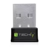 Techly I-WL-USB-600TY mini adattatore USB WLAN dual band MU-MIMO 2dBi 600Mbps nero