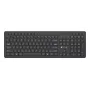 TECHLY tastiera wireless RF 2,4GHz USB layout UK Chocolate nero