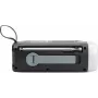 TechniSat radio di emergenza portatile con DAB+/FM, Bluetooth, pannello solare, manovella, powerbank, torcia LED, nero (0000/2933)