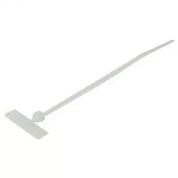 TECLINE Fascette con etichetta trasversale, 110 x 2,5 mm, naturale, confezione da 100 690110B
