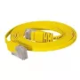 TECLINE cavo patch Cat.6 U/UTP piatto giallo 7,5m – super piatto per sotto tappeti e battiscopa 77807y
