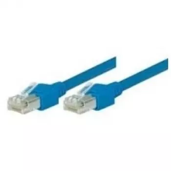 TECLINE Dätwyler Cavo patch S/UTP, Cat 5e, blu, 1,0 m altamente flessibile, con connettori Hirose TM11 (71901B)
