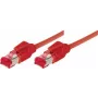TECLINE Cavo patch industriale S/FTP PiMF Cat.6A Class EA rosso 10 m con connettori Hirose TM21 77910R