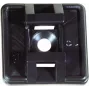TECLINE Base adesiva per fascette fermacavi fino a 4,8 mm di larghezza, nero, 100 pezzi 690048S