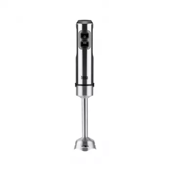 TEESA Frullatore a immersione 1200W con 20 velocità, lame in titanio, tritatutto, frusta, misurino e schiacciapatate