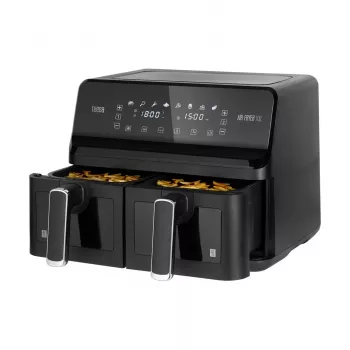 TEESA Friggitrice ad aria Dual Pot XXL 8L 2700W