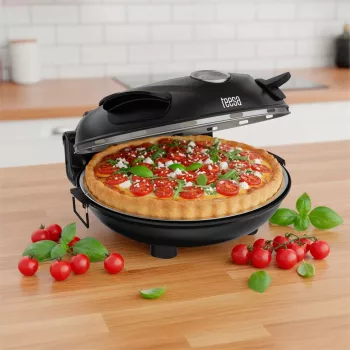 TEESA SUPREME forno per pizza, 1200 W, 32 cm, finestra, pietra rimovibile