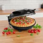 TEESA SUPREME forno per pizza, 1200 W, 32 cm, finestra, pietra rimovibile