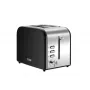 Teesa TSA3300 tostapane 850W 2 fette con 7 livelli di doratura, scongelamento e riscaldamento, acciaio inox