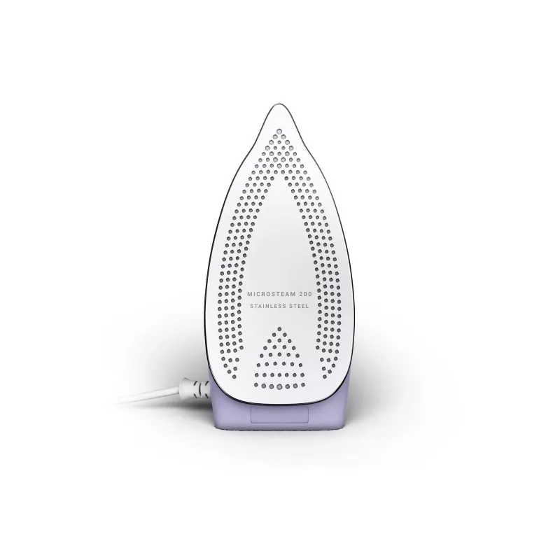 Tefal First Class DB1612E0 ferro da stiro da viaggio - 1100 W, piastra in acciaio inox, doppia tensione, serbatoio 70 ml, bianco/blu