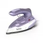 Tefal First Class DB1612E0 ferro da stiro da viaggio - 1100 W, piastra in acciaio inox, doppia tensione, serbatoio 70 ml, bianco/blu