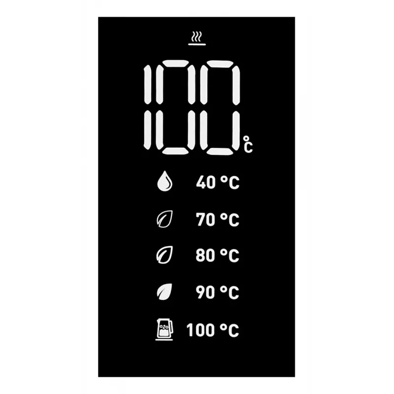 Tefal KO854830 bollitore 1 L nero con regolazione della temperatura