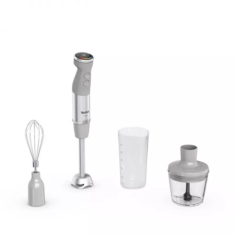 Tefal Quickchef+ HB673B30 Frullatore a immersione 1000 W grigio, acciaio inox