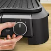 Tefal SuperGrill 3-in-1 GC510DE0 grill a contatto, 2000 W, argento/nero
