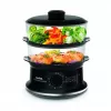 Tefal Convenient VC140135 Vaporiera, 2 cestelli, 6 L, 900 W, Nero