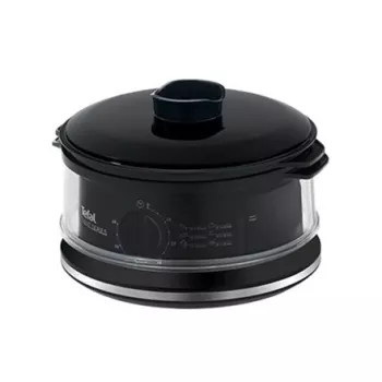 Tefal Convenient VC140135 cuocivapore, 2 cestelli, 6 L, 900 W, nero