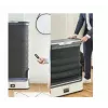 TEFAL YT4050E1 armadio a vapore automatico, 1800 W, serbatoio 2 L, 3 programmi, touchscreen, pieghevole, bianco
