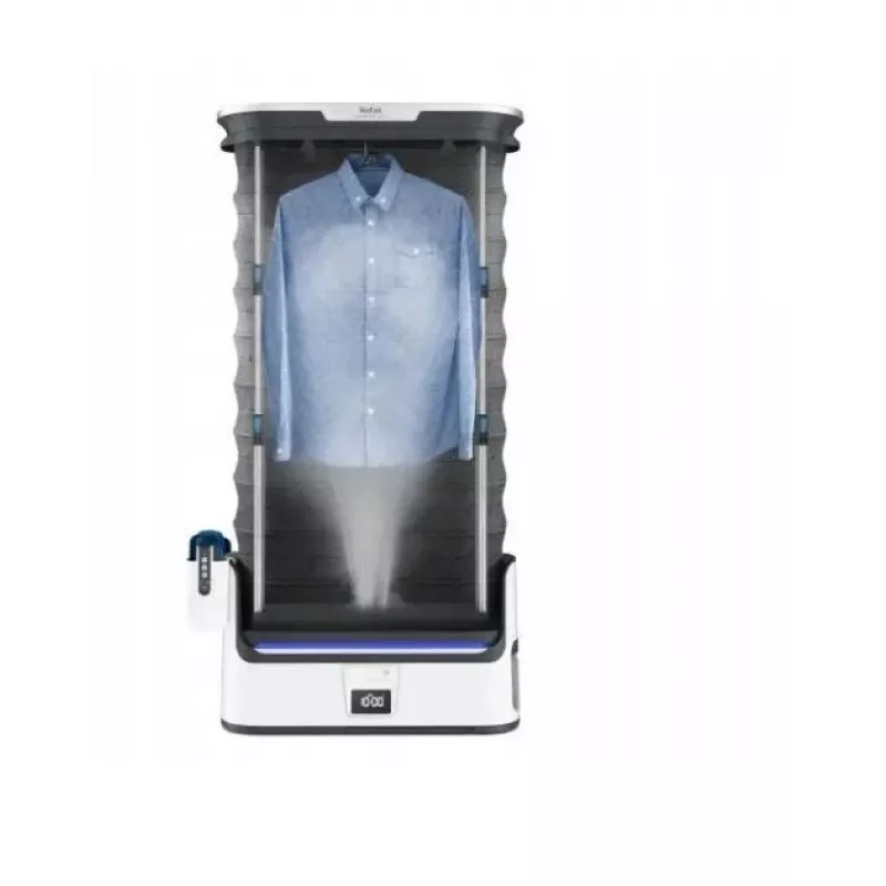TEFAL YT4050E1 armadio a vapore automatico, 1800 W, serbatoio 2 L, 3 programmi, touchscreen, pieghevole, bianco