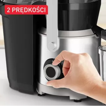 Tefal ZE660D10 estrattore centrifugo 800 W nero/argento