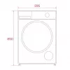 TEKA WM 20841 W PL lavatrice a carica frontale, 8 kg, 1200 giri/min, bianco