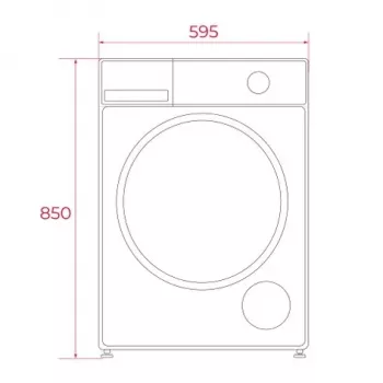 TEKA WM 20841 W PL lavatrice a carica frontale, 8 kg, 1200 giri/min, bianco