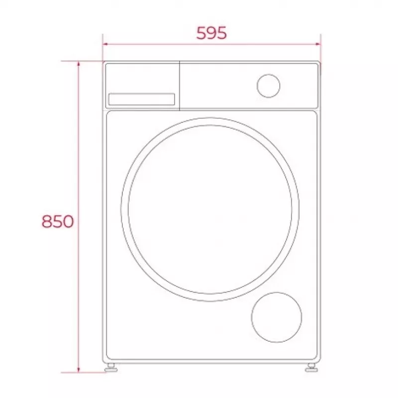 TEKA WM 20841 W PL lavatrice a carica frontale, 8 kg, 1200 giri/min, bianco