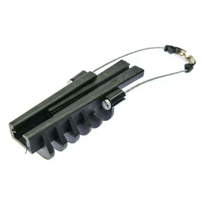 TELCOLINE I-37.PAT Morsetto tendicavo per cavi tondi da 3–7 mm, nero