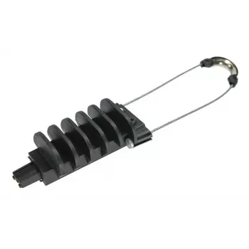 TELCOLINE I-37.PAT Morsetto tendicavo per cavi tondi da 3–7 mm, nero