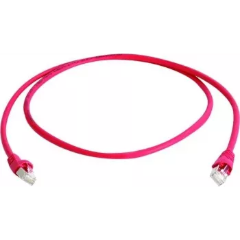 Telegärtner 100008775 Cavo patch RJ45 CAT 5e F/UTP 5,0 m rosso ritardante di fiamma con guaina antiurto