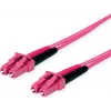 TELEGÄRTNER cavo patch in fibra ottica LC a LC OM4 duplex 50/125 multimodale, viola LSZH 100011512