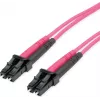 TELEGÄRTNER cavo patch in fibra ottica LC a LC OM4 duplex 50/125 multimodale, viola LSZH 100011512