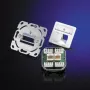Telegärtner AMJ45 8/8 K Up/50 presa dati da incasso Cat.6A, 2x RJ45, schermata, bianco perla RAL 1013 J00020A0501