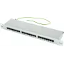 TELEGÄRTNER patch panel Cat.5e 24 porte RJ45, 1U, 19 pollici, grigio chiaro