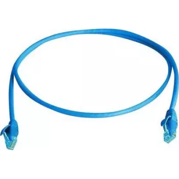 Telegärtner cavo patch Cat.5e U/UTP, 1 m, blu
