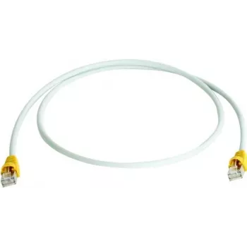 Telegärtner Cavo patch crossover Cat.6A S/FTP, 0,5 m, guaina antikink gialla, LSZH L00000A0102